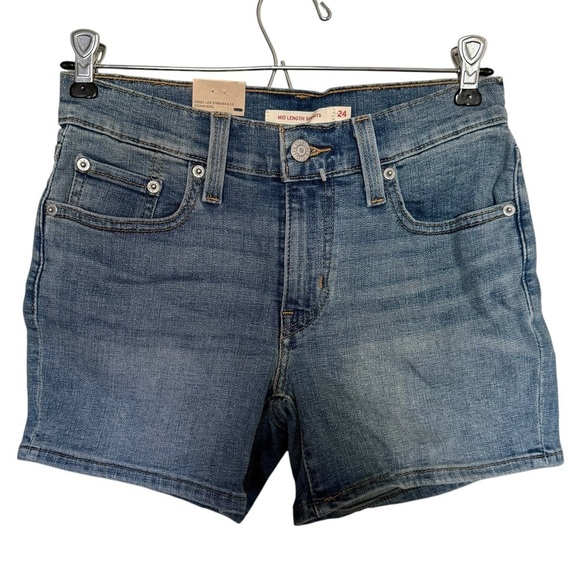 NWT Levi’s Mid Length Shorts - Picture 6 of 6